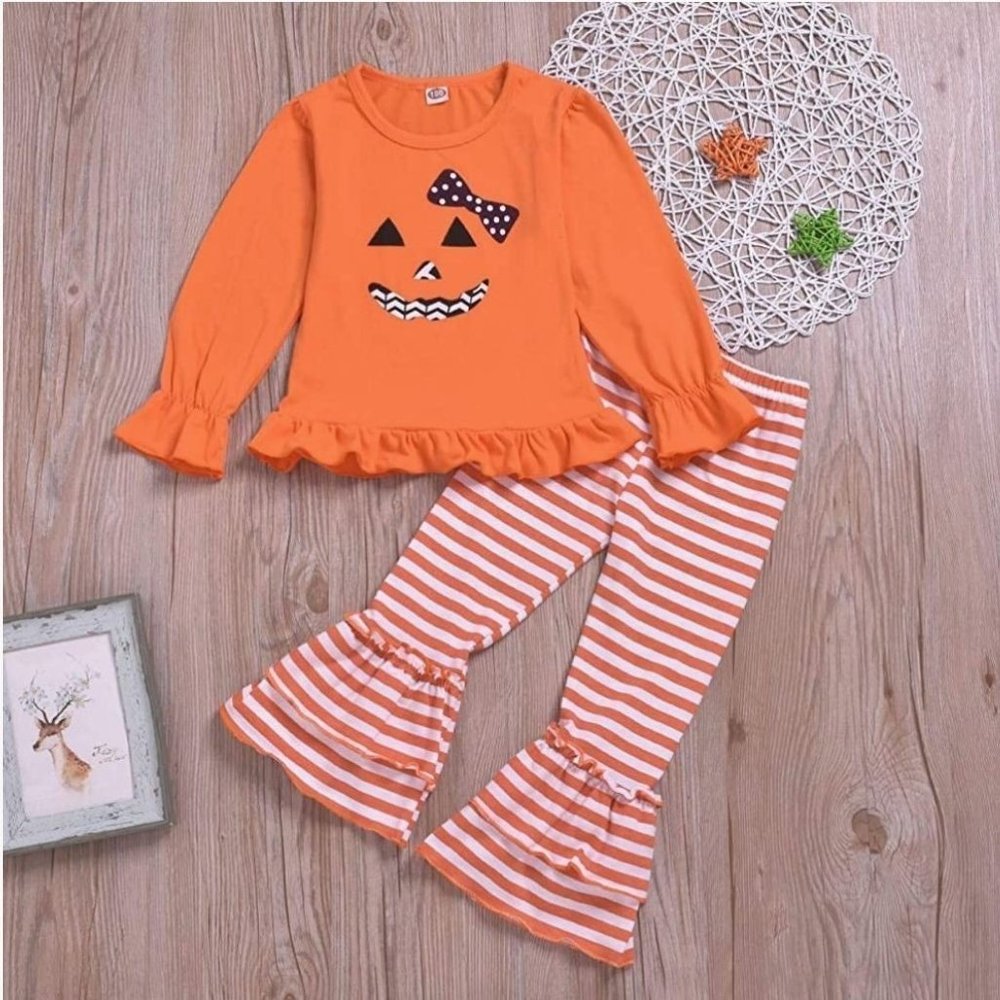 Outfit Set of striped t-shirts and pants camping for Halloween